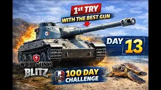 AMX 50 100 1st Try With the Best Gun | French Heavy Line | WoT Blitz