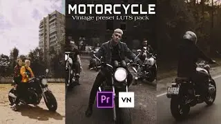 Motorcycle Vintage Luts | Vn editor | color grading with luts on mobile