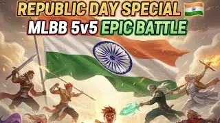 gaming & short  is live1️⃣ Republic Day Special 🇮🇳 | MLBB 5v5 Epic Battle Live 🔥