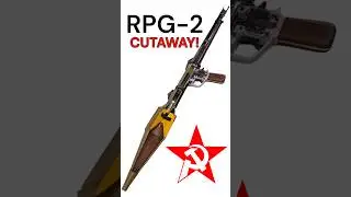 Soviet RPG-2 Anti-Tank Launcher CUTAWAY Ruchnoy Protivotankovy Granatomyot #military #Russia #army