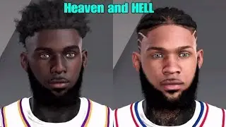 NBA 2K20 Face Creation Of Heaven and Hell Face Creation ( BallerVision / Only1Gotti_ ) #Roadto10k