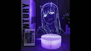Anime 3D Illusion Acrylic Night Light 3D Lamps