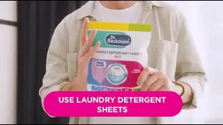 Dr. Beckmann Magic Leaves Laundry Detergent Sheets. Full Cleaning Power in a sheet!