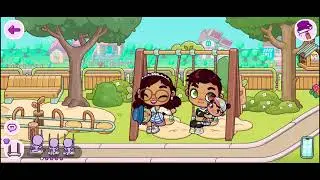 Rotina conhecendo o parque novo do Avatar world|Família Salles 🧡