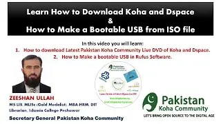 How to Install Pakistan Koha Community Live DVD Part 1