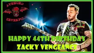 Happy 44th Birthday Zacky Vengeance #avengedsevenfold