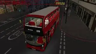 OMSI 2: Route 109 - Streatham Common/Greyhound Lane to Brixton Academy, Map - Add-On London