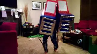 Optimus Prime Transformer Costume