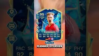 95 KIMMICH TOTS REVIEW🔥#shorts #fc25 #ultimateteam #tots #packopenning #kimmich #bayernmunich