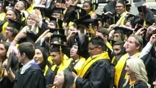 Ashlyn Graduation: switching the tassel and throwing the Caps