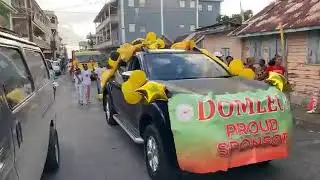 The streets of Roseau comes alive for the opening parade