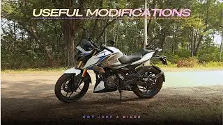 Useful modifications on my pulsar N250 #bajajpulsar #dji #n250 #motovlog #trending