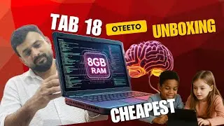Budget Tablet with Premium Vibes?! 🤯 | Oteeto Tab 18 Unboxing!
