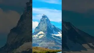 The mountain that resembles the iconic Swiss chocolate brand, Toblerone.🏔️🍫🇨🇭#explorepage #fyp