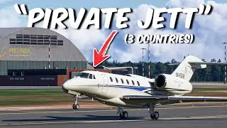 I Flew @IShowSpeed IRL Stream Route in a MSFS 2024 | Estonia ✈ Latvia ✈ Lithuania | Citation X