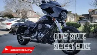 Club style street glide/ intro