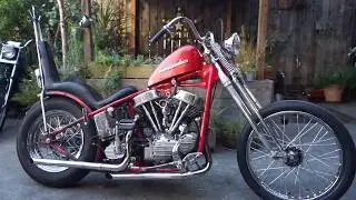 58`PANHEAD CHOPPER Fired up