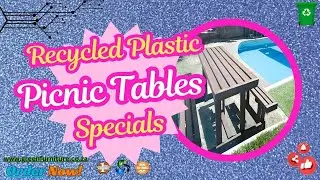 ♻️Recycled Plastic Picnic Tables Special | GreenFurniture