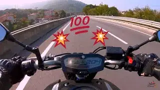 MT07 VS YAMAHA R6 0-180 Acceleration