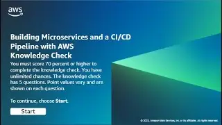 TAnh Huy | Knowledge Check: Building Microservices and a CI/CD Pipeline with AWS | CloudComputingAWS