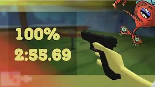 I speedrun SpongeGlock SquarePants and don't hate it? (100% in 2:55.69, Former WR)