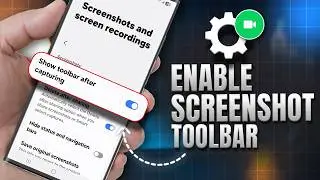 Turn Off That Annoying Samsung Screenshot Toolbar Now!
