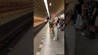 Beauty and underground metro in Prague