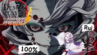 Rui 100% combo In depth - DemonSlayer Hinokami Chronicles | TOD Combo