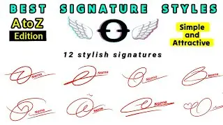 Letter O - Signature Style Ideas