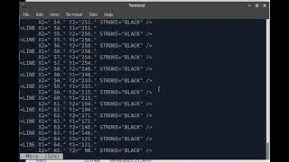 FORTRAN 77 Program to Draw a  Sinewave with 3rd Harmonic as SVG.