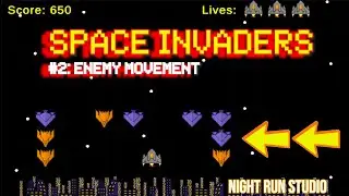 Space Invader Movement (Давайте создадим аркадную игру в стиле Space Invaders!) &mdash; Обучающее видео...
