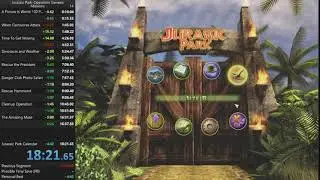 Jurassic Park: Operation Genesis (PC) -Site B% Speedrun in 18:21.650