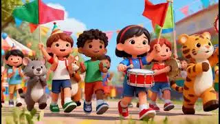 Animal Sounds Parade! 🐶🐮🦁 | Fun for Kids