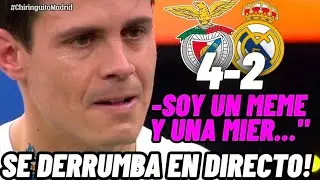EDU AGUIRRE LLAMA BASURA AL REAL MADRID TRAS EL BENFICA 4 REAL MADRID 2 DE CHAMPIONS LEAGUE 
