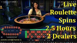 Live Roulette Spins 2.5 Hours 2 Dealers - 2024 Jan 03