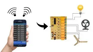 Bluetooth 8-Channel Relay Control Board + Android App | Fan & Light Controller DIY