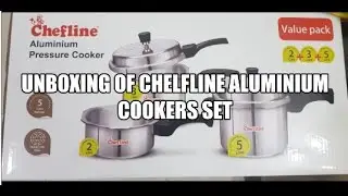Unboxing of chefline aluminium cooker set // onam offer in lulu // requested video