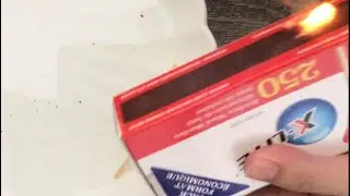 ASMR✨Whispering, Lightning Wooden Matches and Extinguishing in water💦⚡️