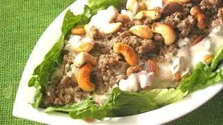 Фатта с баклажаном и мясным фаршем Fatta btanjan ma lyahm mafrom
