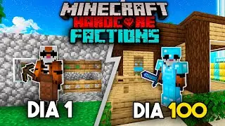 SOBREVIVI 100 DIAS EN MINECRAFT HARDCORE FACTIONS y Esto fue lo que sucedi&oacute;...