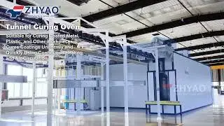 6m Long Steel structures powder coating line with P&F conveyor system and shotblasting treatment
