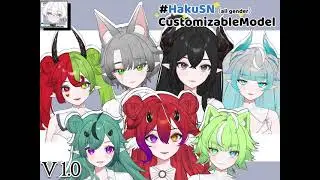 HakuSN Customizable Model Alpha Testing