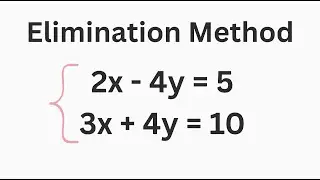 Solving Systems of Equation by Elimination