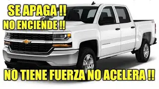 CHEVROLET SILVERADO NO ENCIENDE NO ACELERA P018B P2135