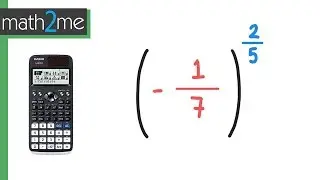 EXPONENTES con FRACCIONES en la calculadora