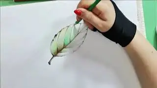 Come disegnare e colorare una Foglia  Tutorial