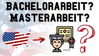Schreibt man in den USA eine Bachelor- oder Masterarbeit?