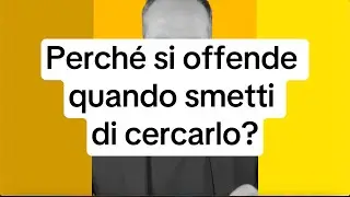 Perchè cambia il ritmo e lui perde la certezza.