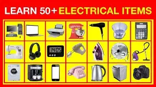 Изучите более 50 электроприборов 🤔 | Список электронных устройств на английском языке | Расширьте...