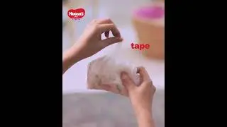 New Huggies Dry Pants with easy disposal tape for mess-free disposal
